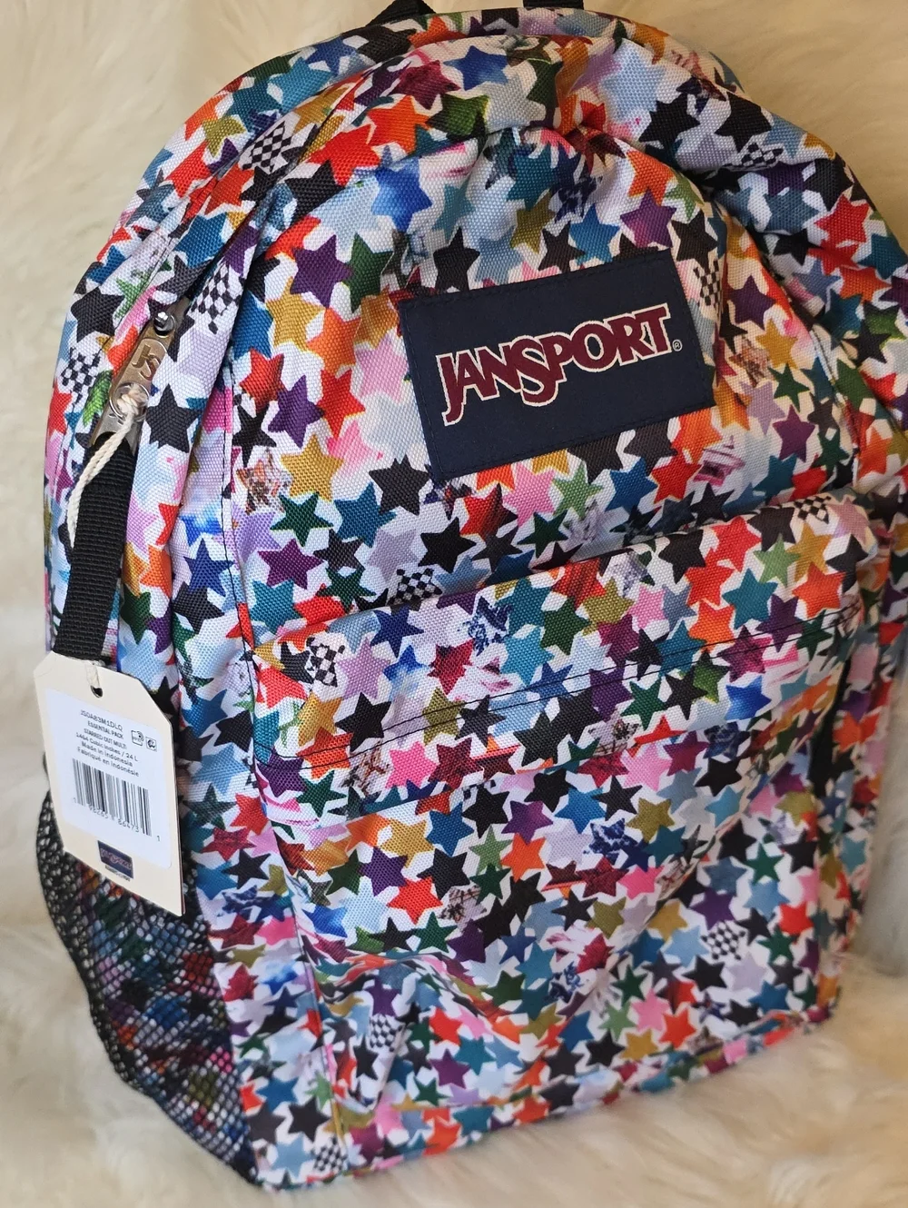 NWT JanSport daypack featuring the colorful 